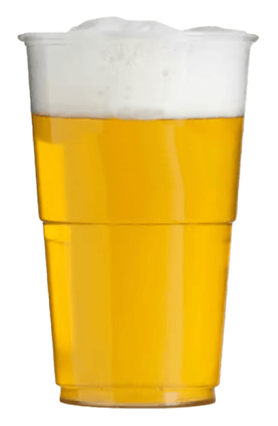 Plastglas til øl og sodavand. 40 cl plastglas