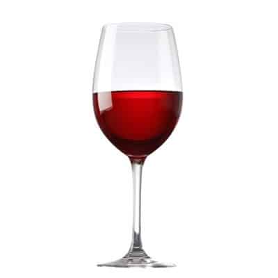 Et lækkert glas rødvin af typen Sangiovese Rubicone IGT fra Emilia-Romagna