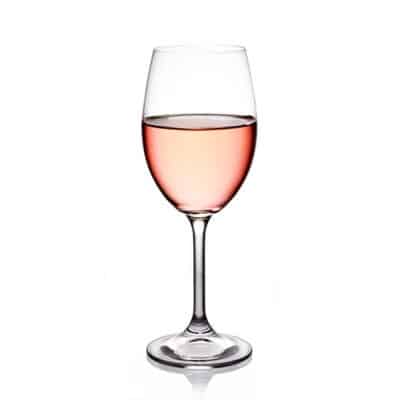 Et lækkert glas Sangiovese Rosato. En rosevin der kommer fra Emilia-Romagna og leveres på fustage.