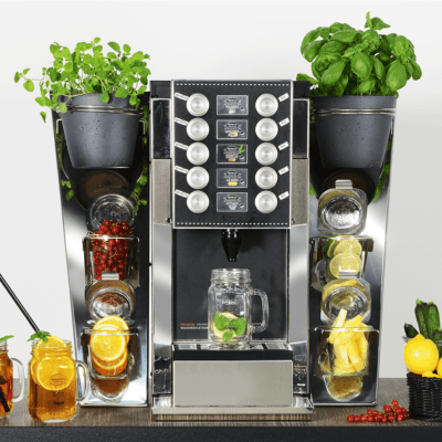 Juice, saft og lemonade - Over-counter-bordmodeller